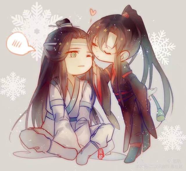 魔道祖师:偷亲对方的蓝忘机和魏无羡,网友:你们怎么还