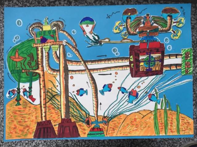 新学堂动态丨咱家孩子的科幻画在上万幅作品中拿大奖