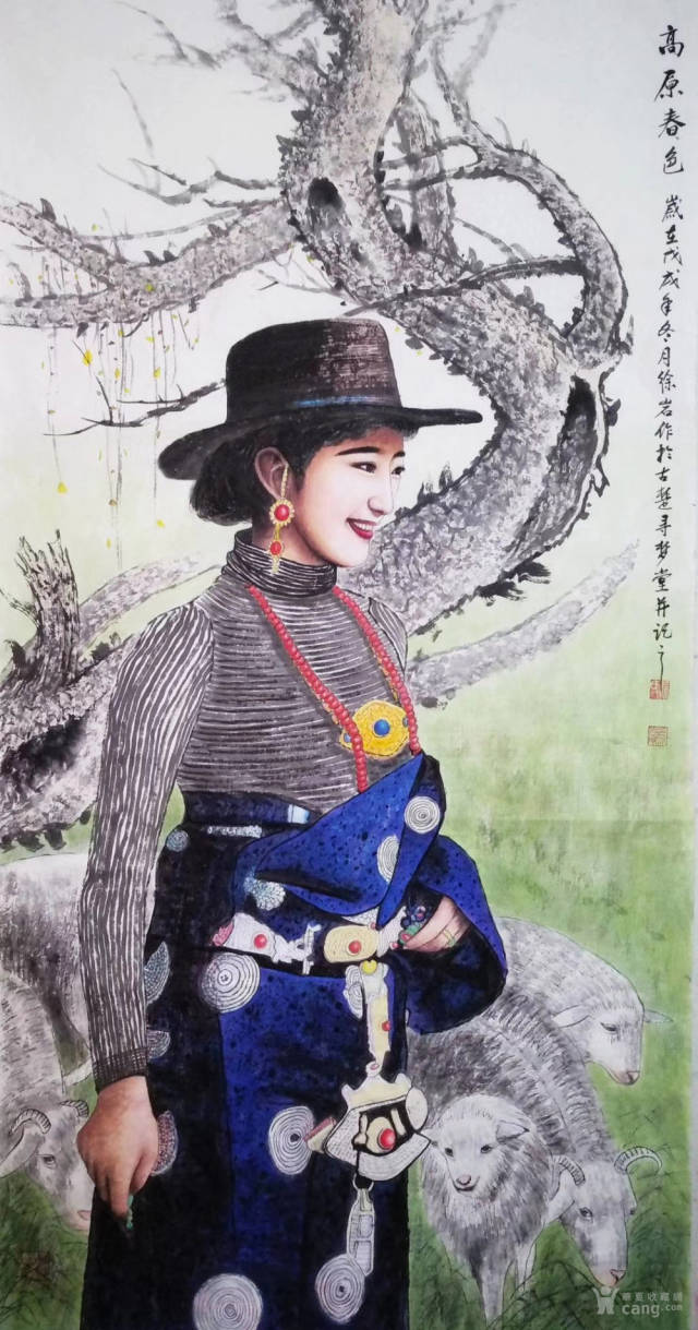 当代著名画家徐岩,孤品原创国画,实力派画家,鉴赏