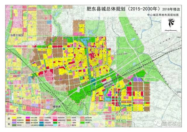 吾悦广场最新规划 日前,合肥规划局公示 《肥东县城总体规划2015-2030