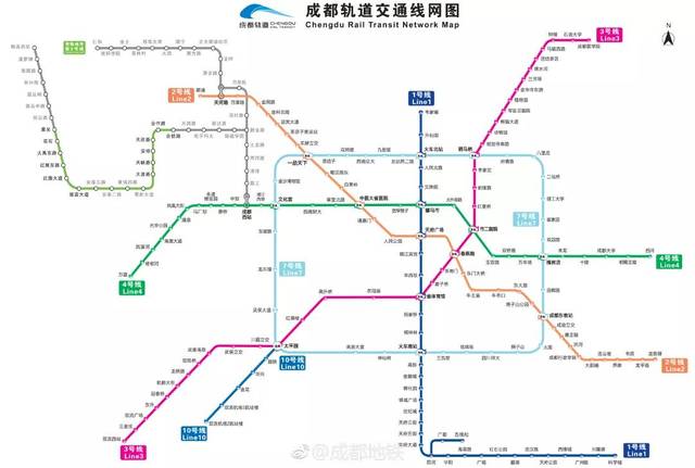 成都地铁三号线二三期 蓉2号线来啦!另外,成