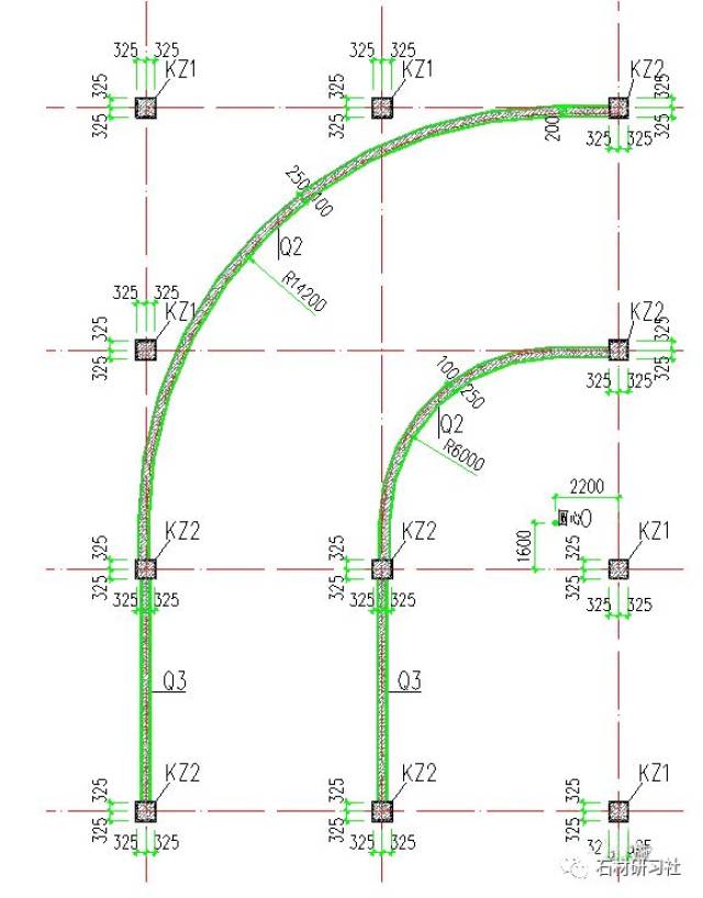 圆形,弧形建筑如何定位放线?分享一个快速准确放线方法(含实例)