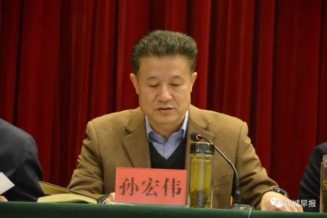 副区长,薛城公安分局局长孙宏伟传达了《薛城区镇域环境整治实施方案