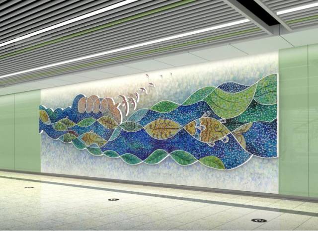苏州地铁3号线艺术墙公示!每一站都是不同风景