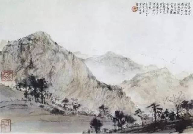 《清平乐·六盘山》词意 傅抱石