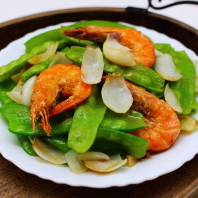 a美味v美味美味,山药海虾荷兰豆百合,小炒又下饭的家常菜材料炖菜谱的羊排图片