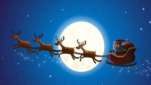 圣诞老人在圣诞前夜,乘着飞天雪橇给孩子们派送礼物的经典画面,早已