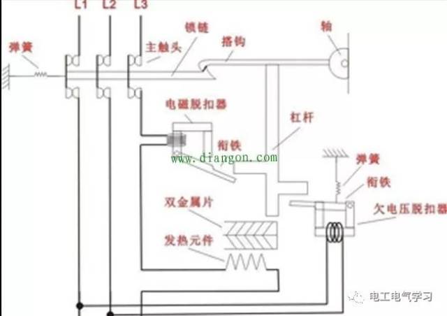 空开原理图 漏电开关原理