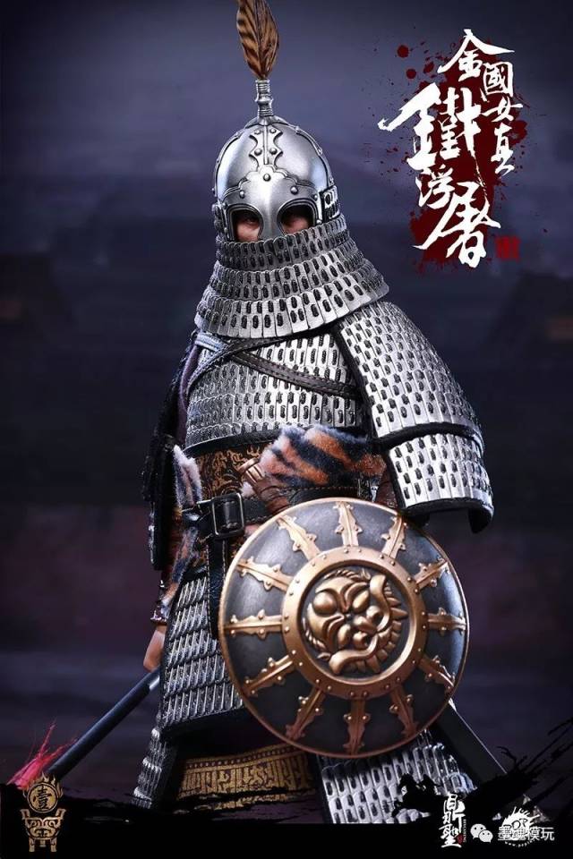 鼎圣模玩&poptoys 1/6 ds001金国女真铁浮屠 a标版&b典藏版&c铁甲战马