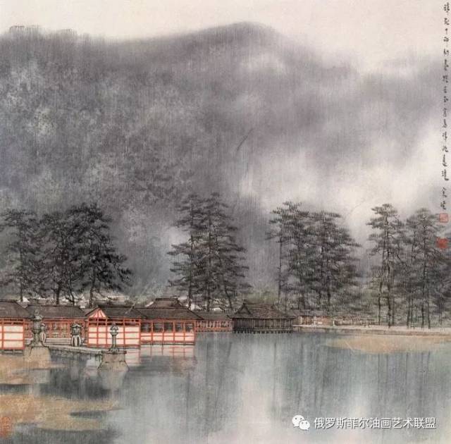 中国画家宋涤山水画作品选赏析