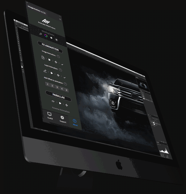 imagemotion for mac windows是一款安装在photoshop中使用的动画