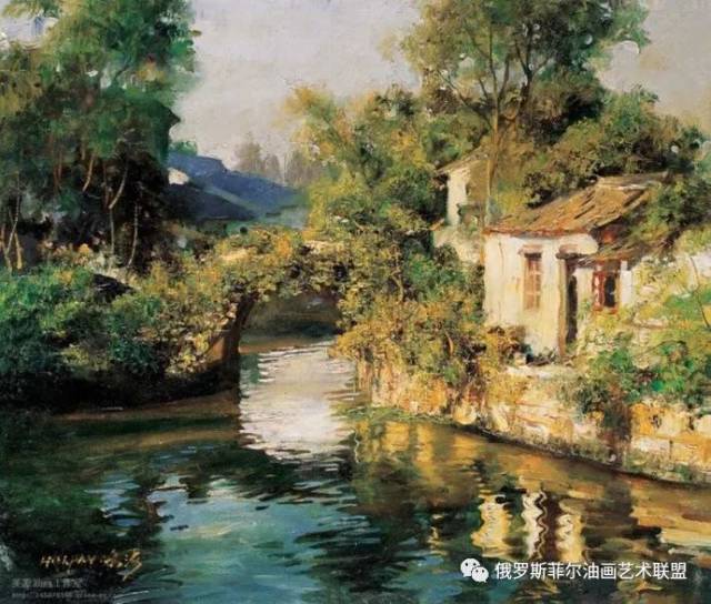 【经典油画】中国画家潘鸿海风景油画作品欣赏