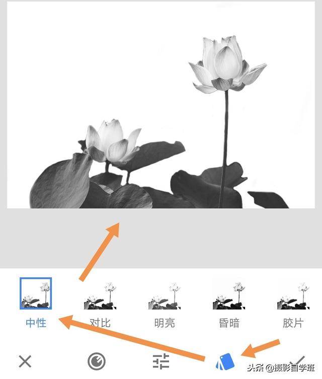 照片变成水墨画,手机摄影修图,几步搞定!