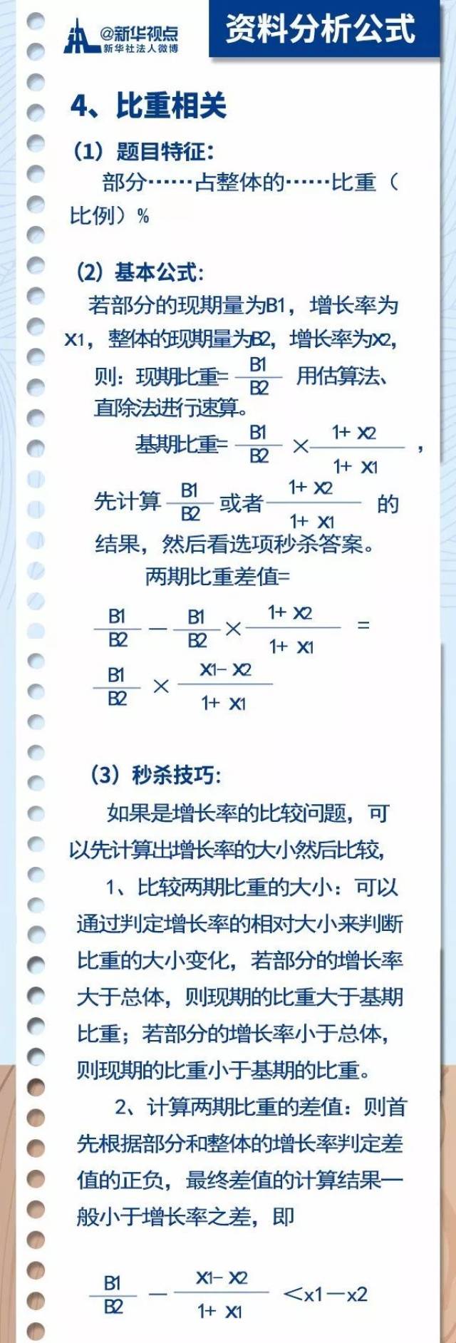 公务员考试这些行测必备公式,你掌握怂没有?