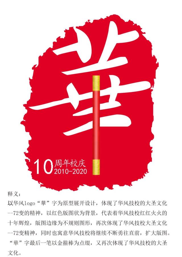 华风技校|10周年校庆logo征集网络投票开始啦!