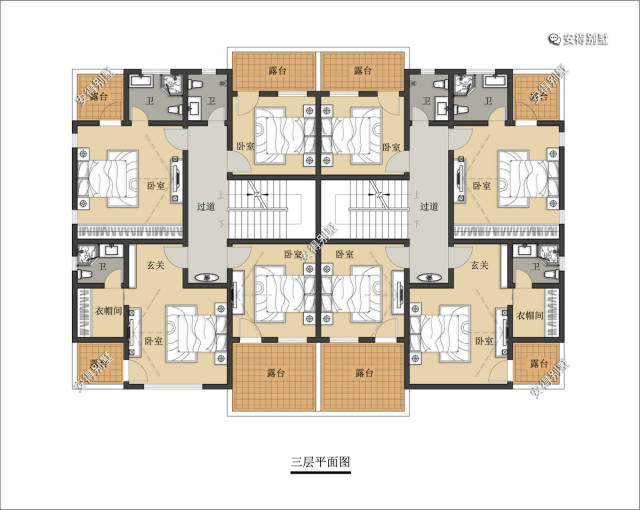 农村自建4层新中式双拼别墅,这霸气十足的建筑造型,谁不羡慕