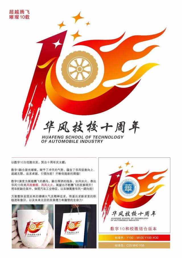 华风技校|10周年校庆logo征集网络投票开始啦!