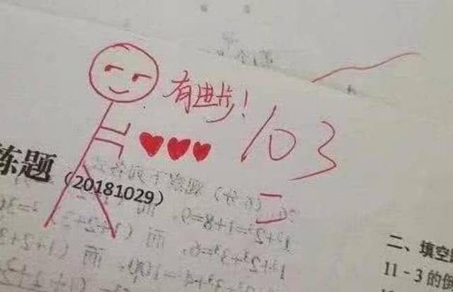美女开始因批试卷走红,自创各种表情包,网友:别人家的老师!