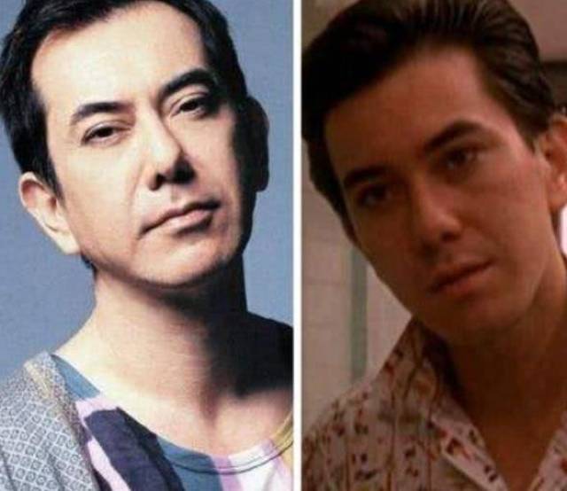黄秋生年轻的时候,很明显的混血气质,后来因为两部部电影,两度成了
