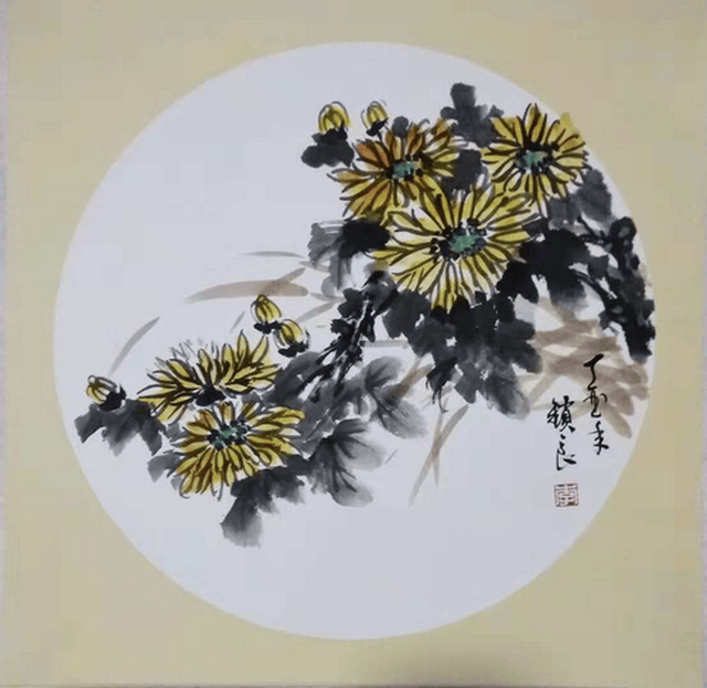 中国名家推荐—任丘花鸟名家李锁良卡纸小品画赏析