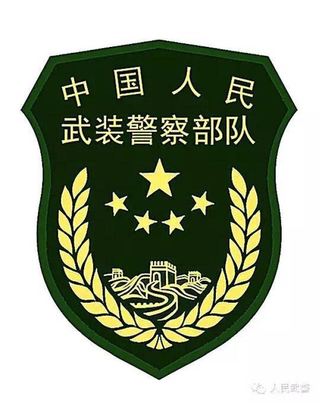 武警部队更换新式标志服饰 新式臂章有五点不同