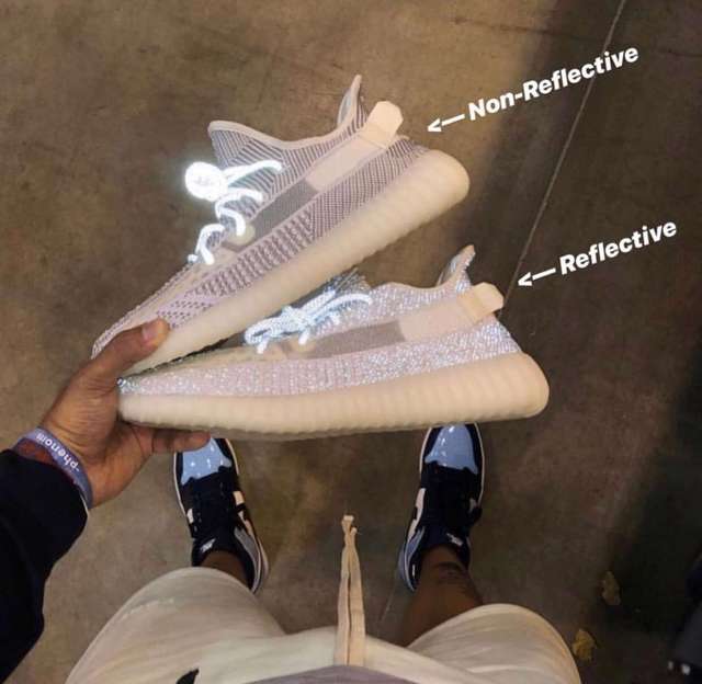 yeezy 350v2 "static" reflective 满天星