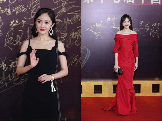 女星零下走红毯:杨幂西装搭皮裤,万茜认真过冬穿起羽绒服!