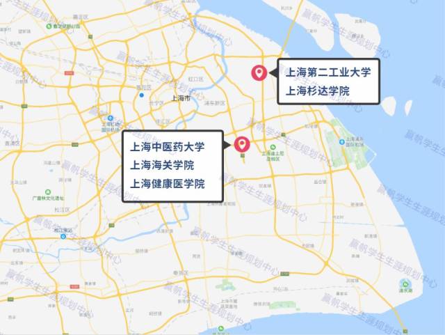 【独家】上海高校都坐落在哪儿?将来回家是半小时还是