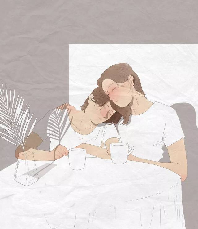 来源:蓝铅笔 韩国插画师秀敏 他用细腻的笔法 画出了男女朋友的日常