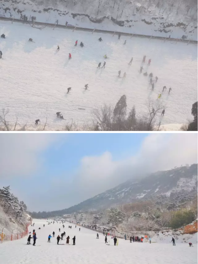 七峰山滑雪场正式开业啦!