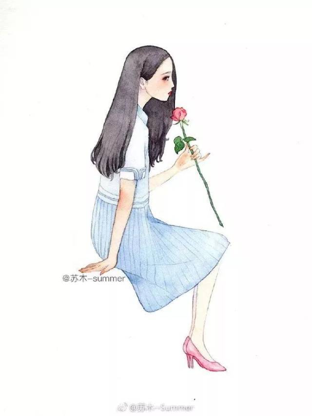 立志以画为生:"要画一辈子!",用水彩画出五彩缤纷的"花花"世界