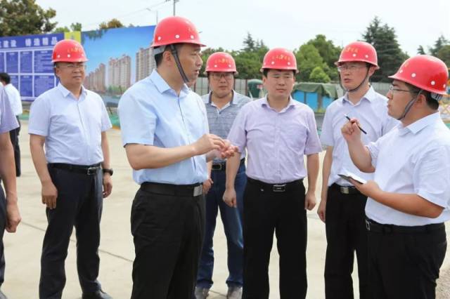 高港区委书记顾萍视察重点城建项目建设情况