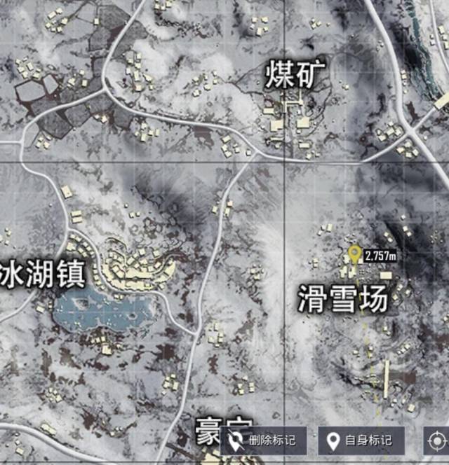 刺激战场最新雪地地图, 圣诞信号枪常刷的地点