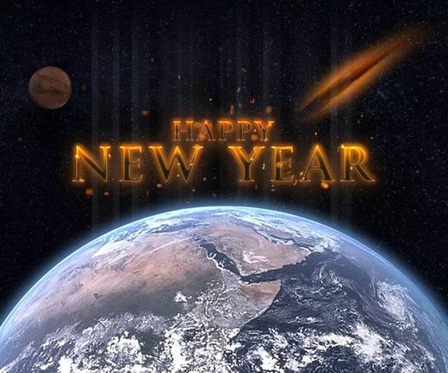 首先是左上角的这颗星球很可能是火星,也即玛尔斯的英文名mars.