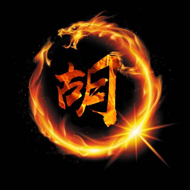 2019年超炫酷火焰龙姓氏头像,进来领走你的专属头像