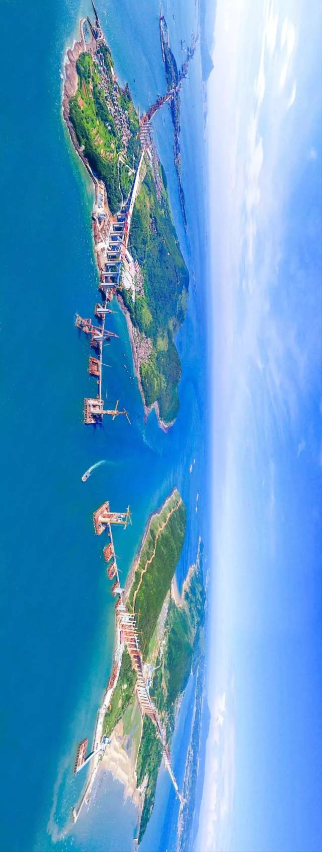 世界最长跨海峡公铁两用大桥——平潭公铁大桥(罗京新摄 资料图)