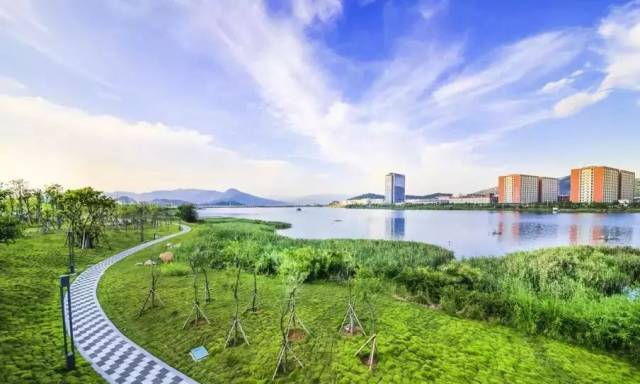 "绿色宁德"又多了赤鉴湖公园地标
