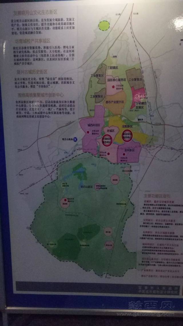 宜春各区域最新规划图!