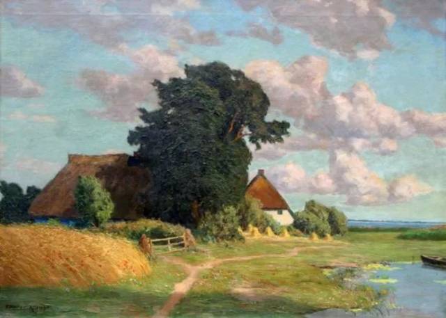 风景油画 德国画家paul müller-kaempff (1861–1941