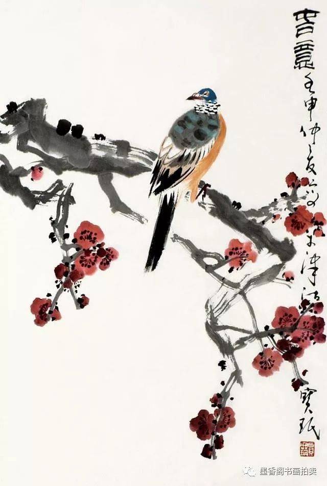 随时随地学国画|贾宝珉《花鸟画技法》56讲(天津美院教授)