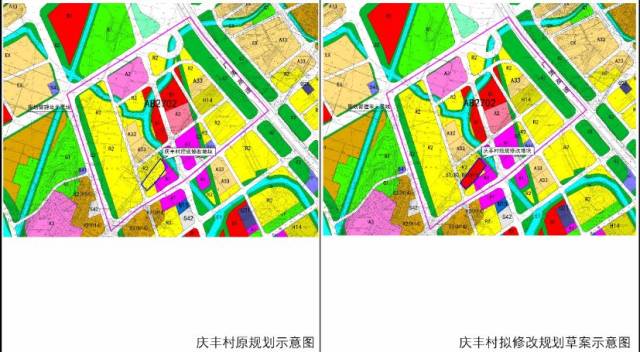 (部分规划截图) 江高镇四条村 (部分规划截图) 石井街两条村 石井街