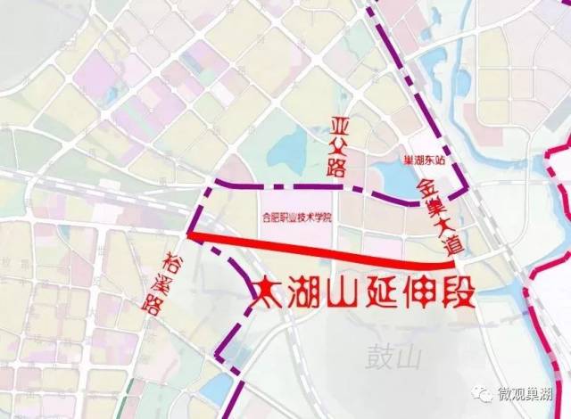 巢湖这两条重要道路将开建,位置就在.