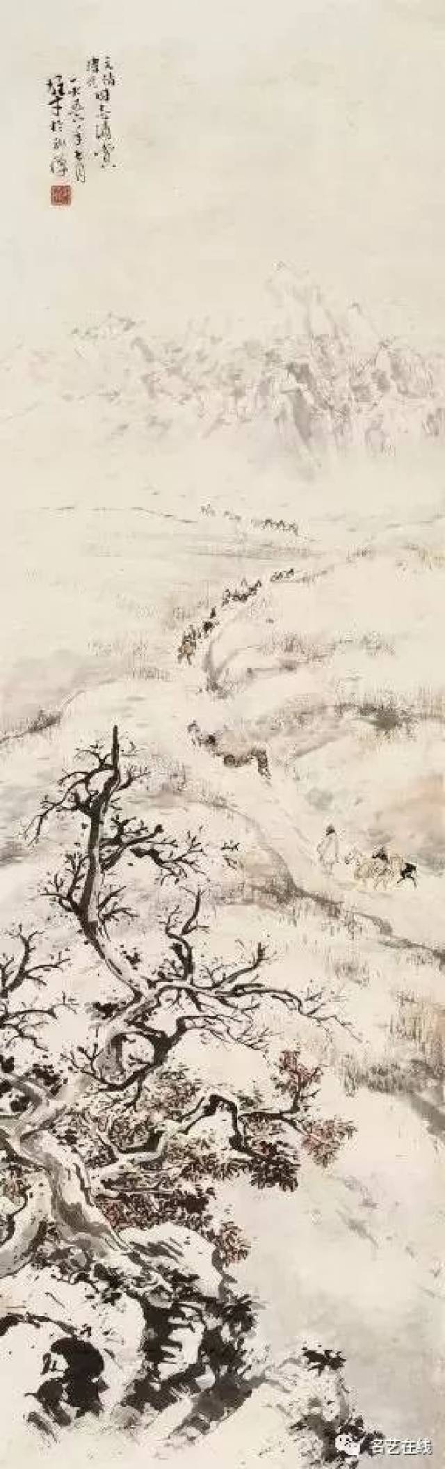 8位中国近现代画家画笔下的雪景,比真实的雪景还要美!