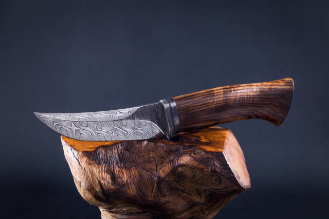 最美的钢铁艺术:羽毛纹大马士革刀