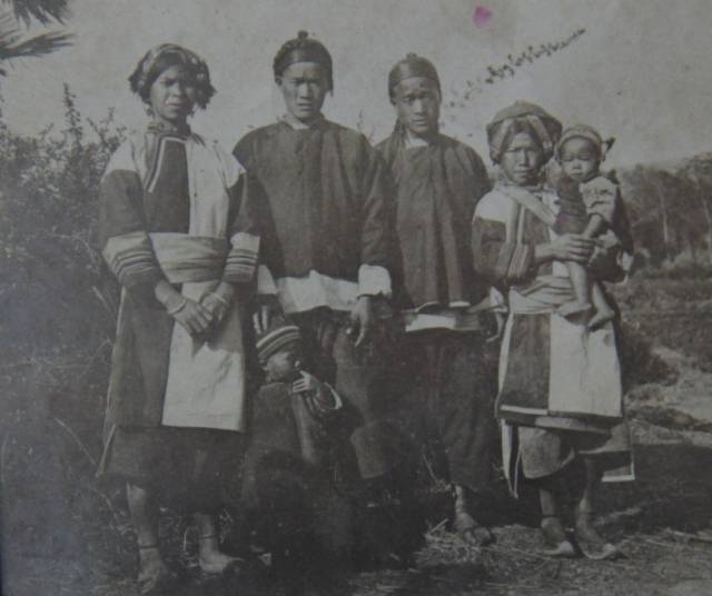 弥勒彝族阿细人 珍贵的历史相片