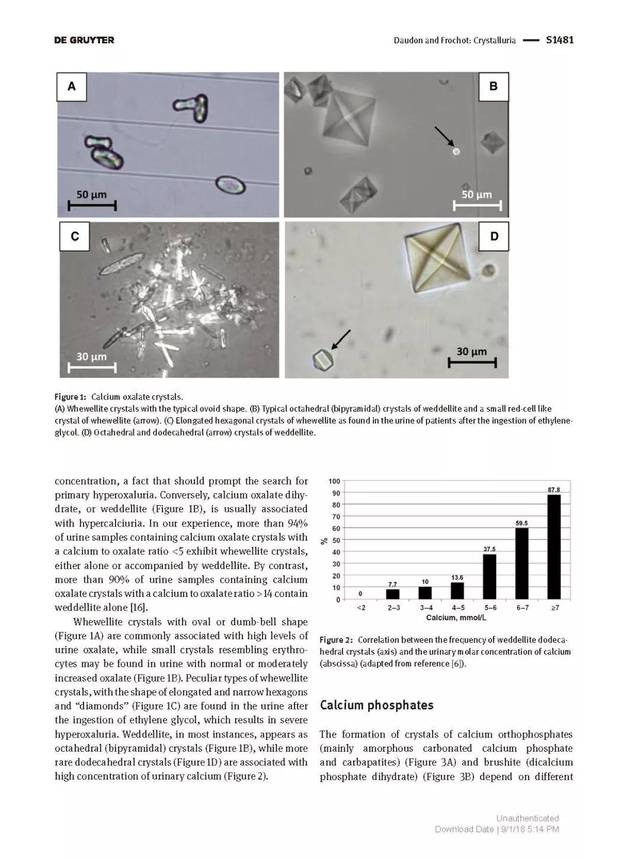 daudon,crystalluria analysis improves significantly etiologic