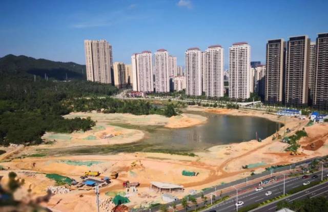 香山湖公园大气航拍!2019年珠海打卡胜地!