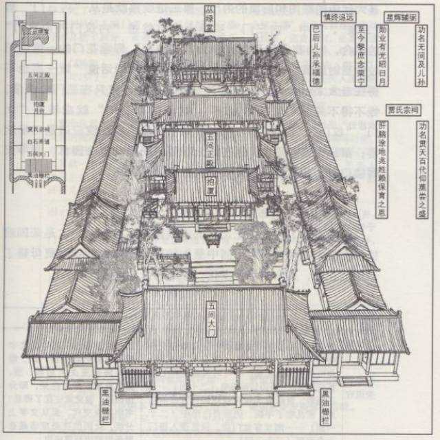 为了贾政长女贾元春的省亲而建造的大观园也是古代贵族园林设计的