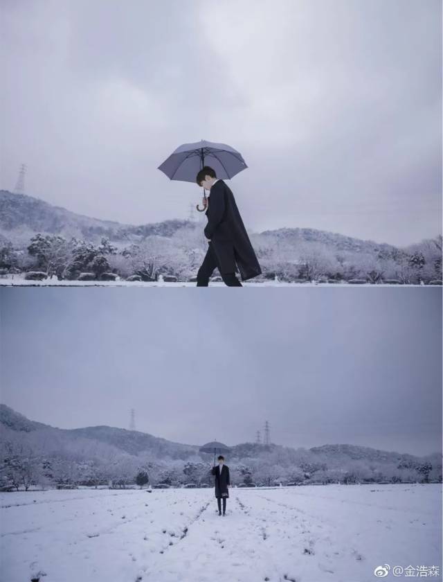 简单几步教你拍出美美的雪中人像