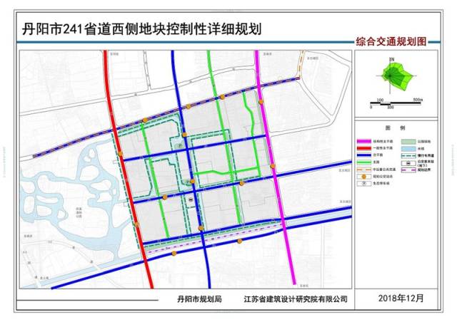 丹阳241省道西侧地块详细规划出炉,涉及幼儿园,中小学,停车场.